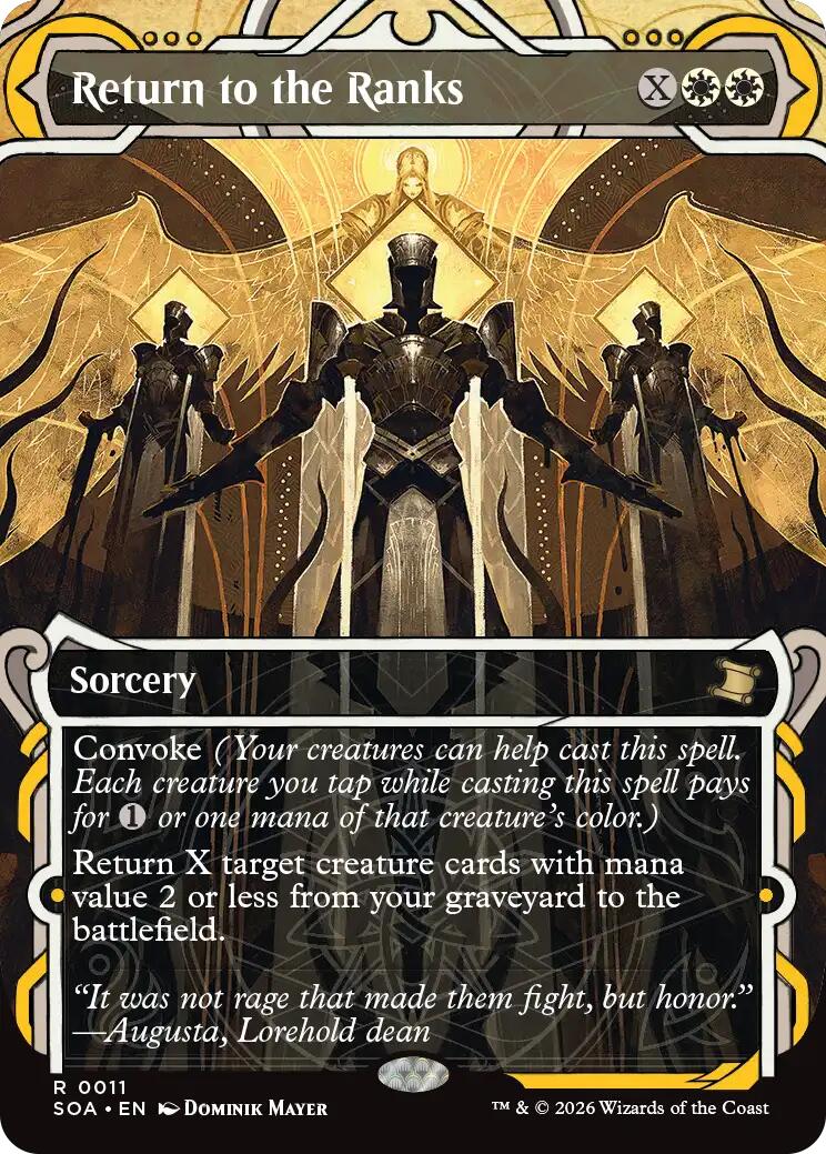 Return to the Ranks [Secrets of Strixhaven: Mystical Archive] | Exor Games Bridgewater