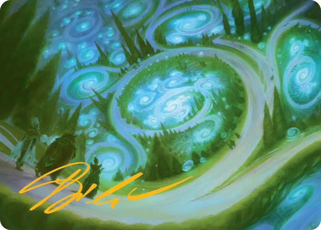 Mathemagics Art Card (Gold-Stamped Signature) [Secrets of Strixhaven Art Series] | Exor Games Bridgewater