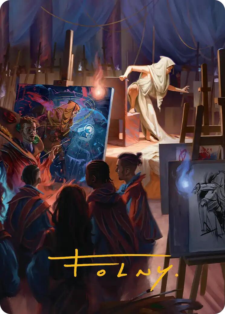 Archaeomancer Art Card (Gold-Stamped Signature) [Secrets of Strixhaven Art Series] | Exor Games Bridgewater