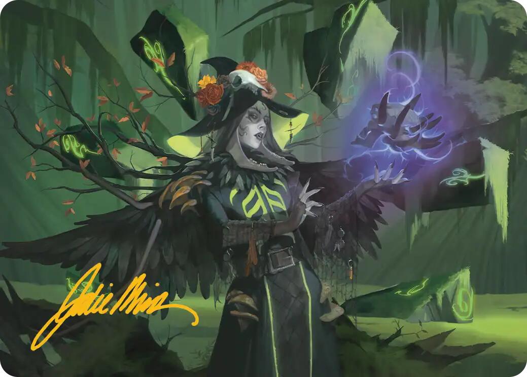 Emeritus of Woe Art Card (Gold-Stamped Signature) [Secrets of Strixhaven Art Series] | Exor Games Bridgewater