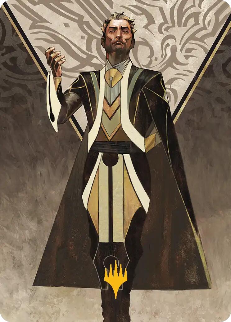 Ral Zarek, Guest Lecturer Art Card (Gold-Stamped Planeswalker Symbol) [Secrets of Strixhaven Art Series] | Exor Games Bridgewater