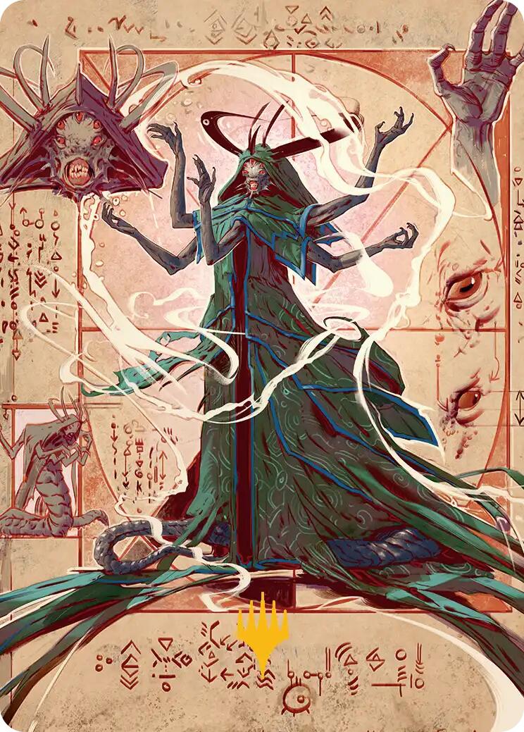 Tragedy Feaster Art Card (Gold-Stamped Planeswalker Symbol) [Secrets of Strixhaven Art Series] | Exor Games Bridgewater