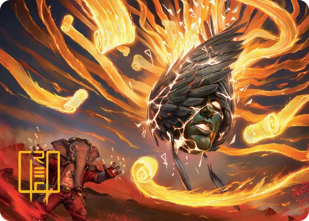 Flashback Art Card (Gold-Stamped Signature) [Secrets of Strixhaven Art Series] | Exor Games Bridgewater