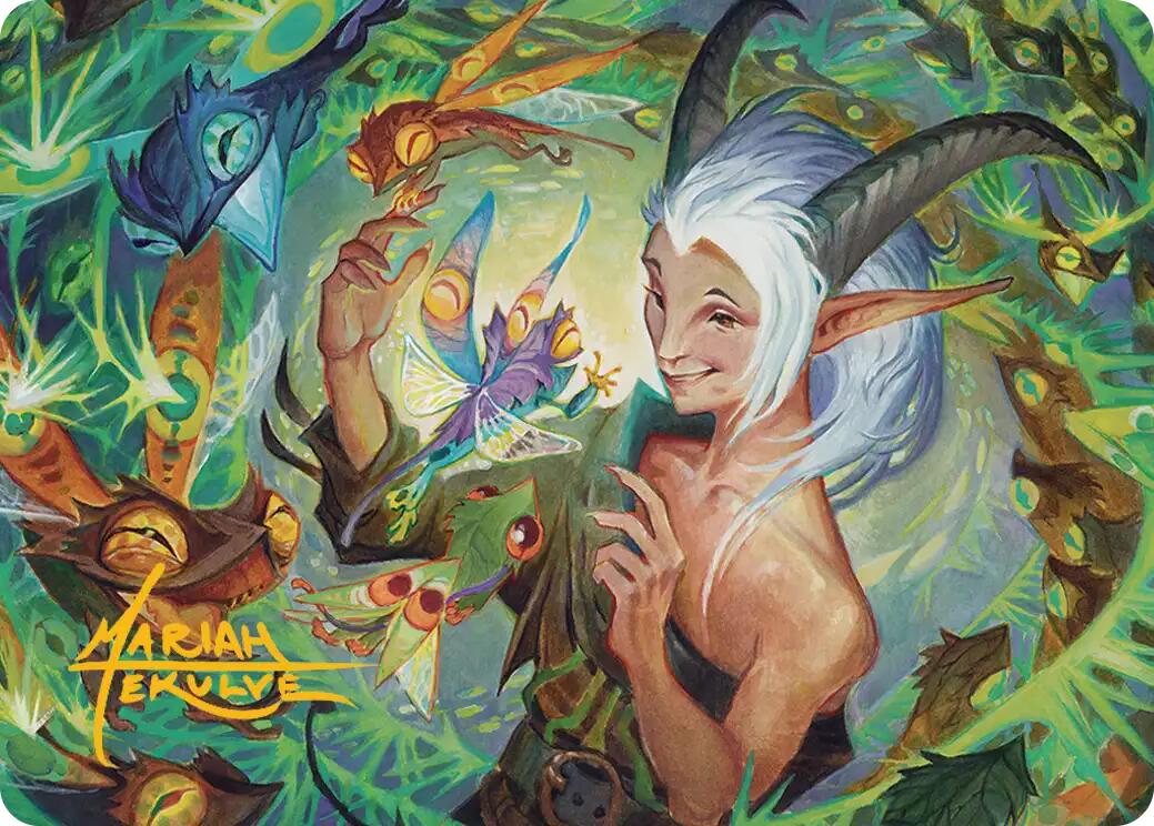 Lumaret's Favor Art Card (Gold-Stamped Signature) [Secrets of Strixhaven Art Series] | Exor Games Bridgewater