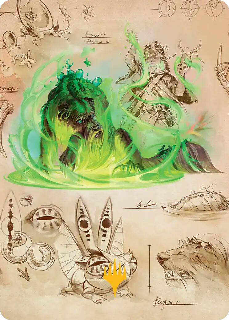 Germination Practicum Art Card (Gold-Stamped Planeswalker Symbol) [Secrets of Strixhaven Art Series] | Exor Games Bridgewater