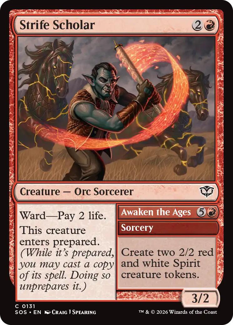 Strife Scholar [Secrets of Strixhaven] | Exor Games Bridgewater