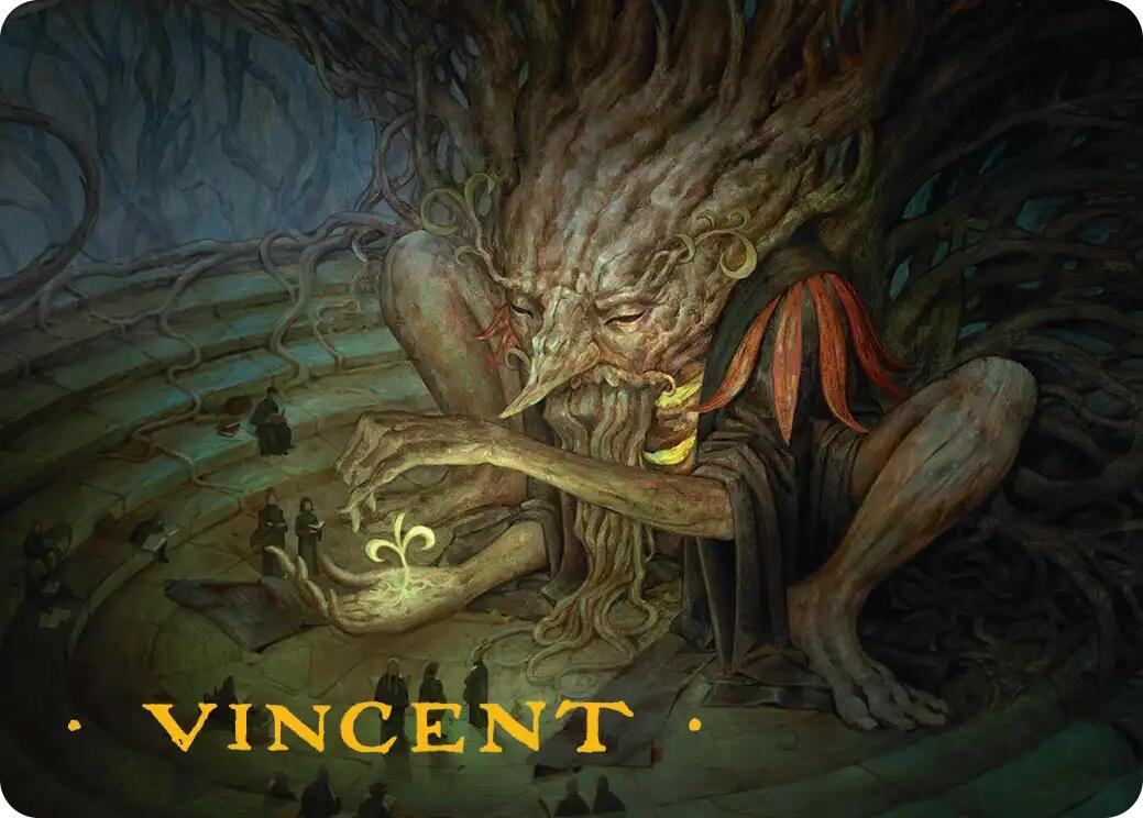 Old-Growth Educator Art Card (Gold-Stamped Signature) [Secrets of Strixhaven Art Series] | Exor Games Bridgewater