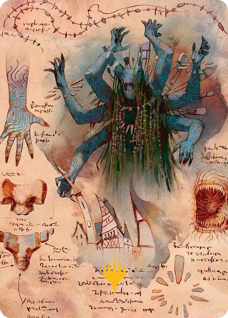The Dawning Archaic Art Card (Gold-Stamped Planeswalker Symbol) [Secrets of Strixhaven Art Series] | Exor Games Bridgewater