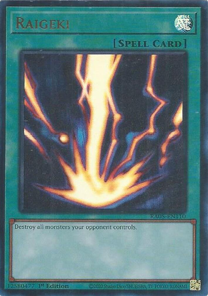 Raigeki (Ultra Rare) [RA05-EN110] Ultra Rare | Exor Games Bridgewater