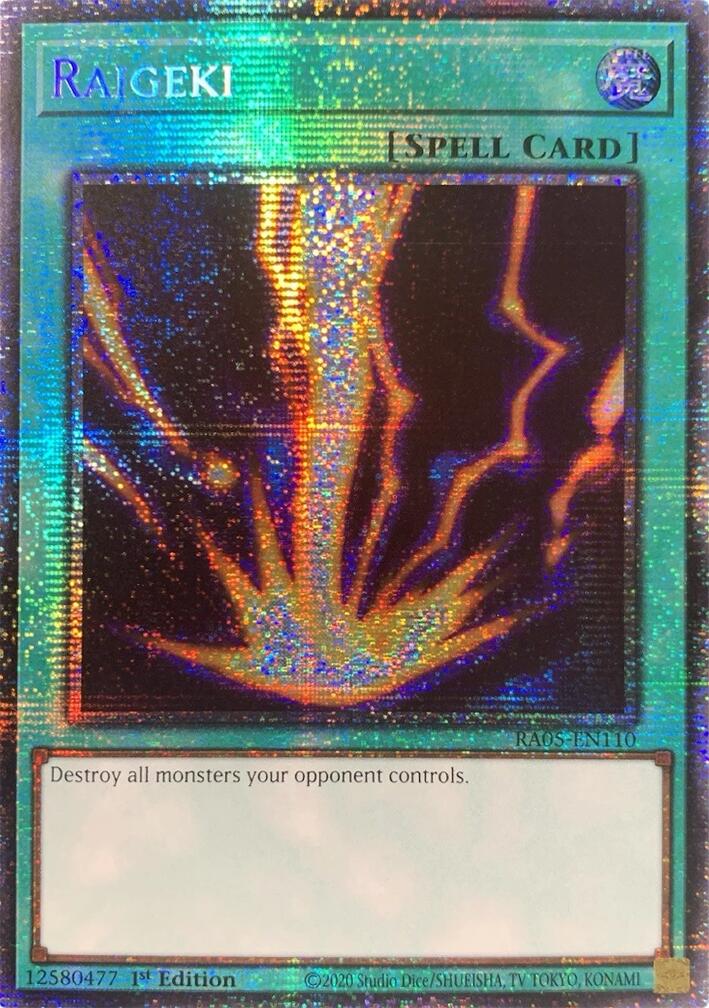 Raigeki (Starlight Rare) [RA05-EN110] Starlight Rare | Exor Games Bridgewater