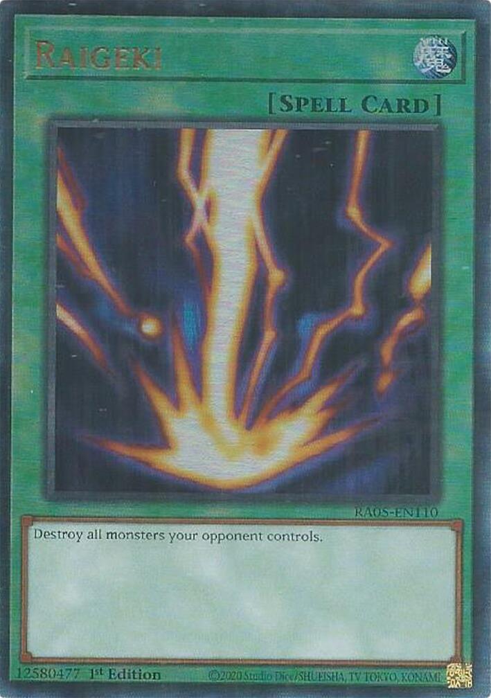Raigeki (Ultimate Rare) [RA05-EN110] Ultimate Rare | Exor Games Bridgewater
