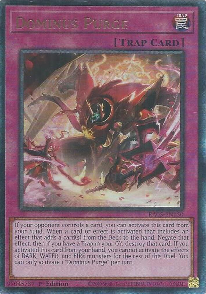 Dominus Purge (Ultimate Rare) [RA05-EN150] Ultimate Rare | Exor Games Bridgewater