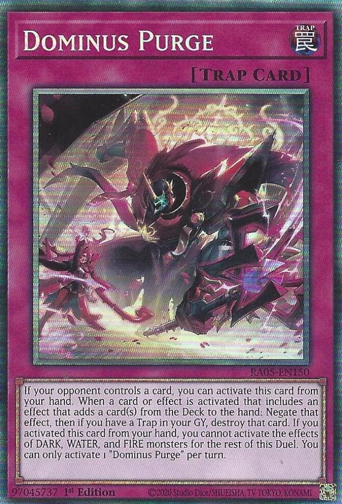Dominus Purge (Collector's Rare) [RA05-EN150] Collector's Rare | Exor Games Bridgewater
