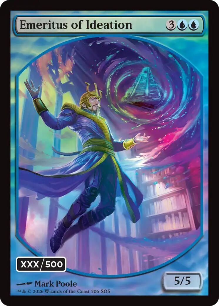Emeritus of Ideation (Serial Numbered) [Secrets of Strixhaven] | Exor Games Bridgewater