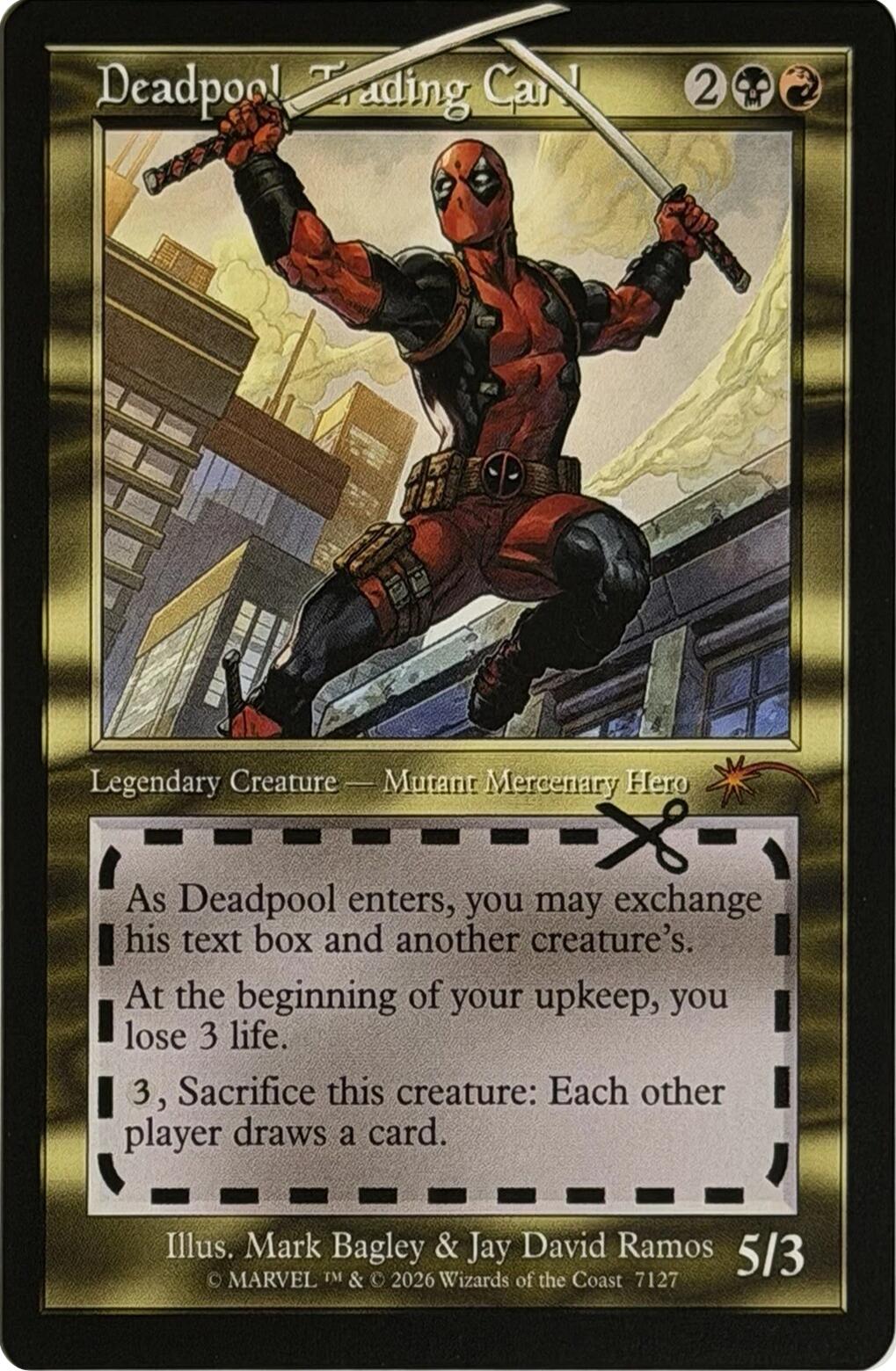 Deadpool, Trading Card (7127) [Secret Lair Drop Series] | Exor Games Bridgewater