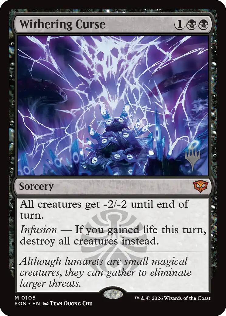 Withering Curse [Secrets of Strixhaven Promos] | Exor Games Bridgewater
