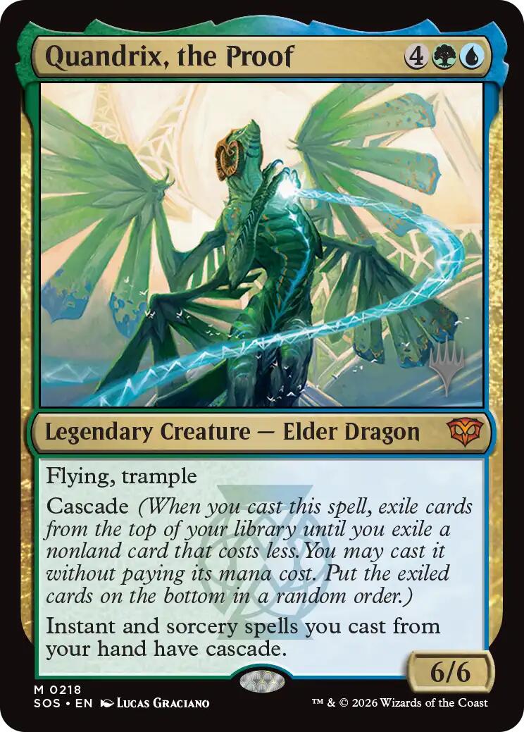 Quandrix, the Proof [Secrets of Strixhaven Promos] | Exor Games Bridgewater