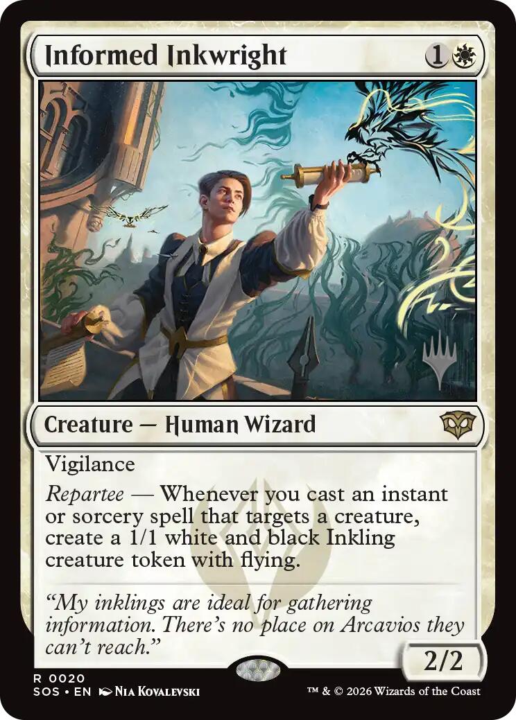 Informed Inkwright [Secrets of Strixhaven Promos] | Exor Games Bridgewater