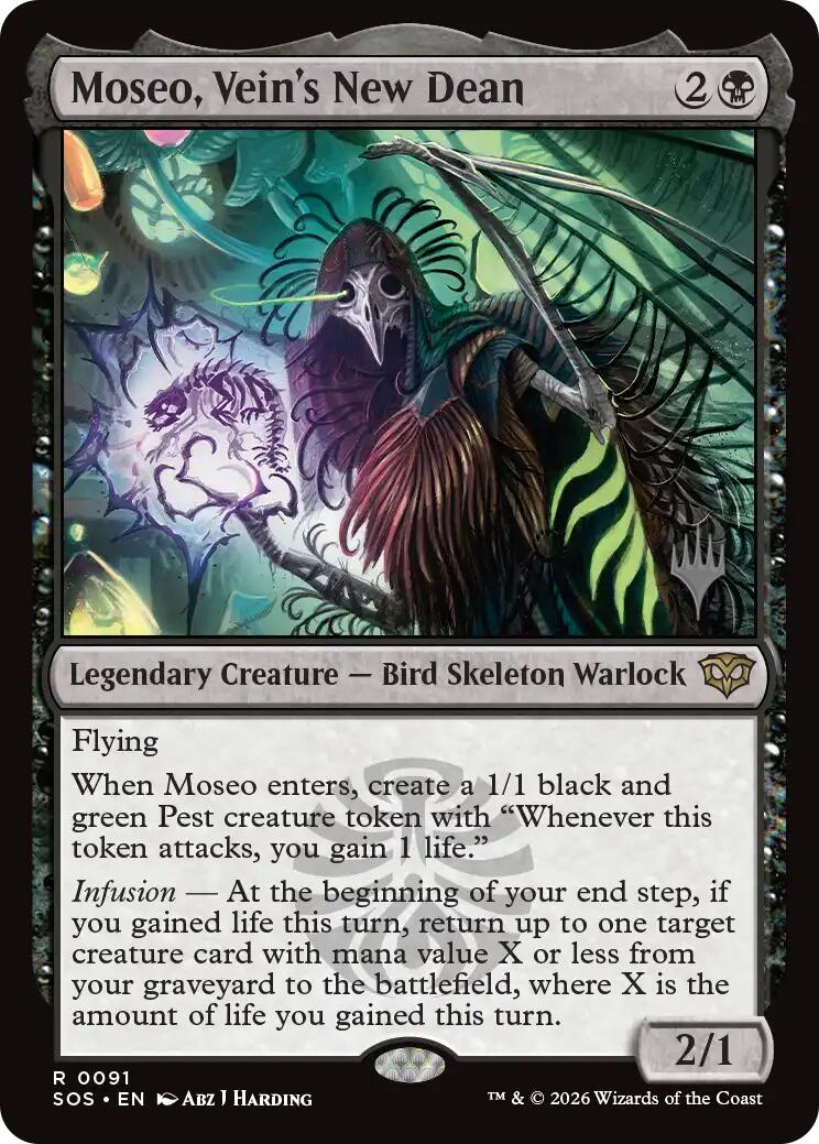 Moseo, Vein's New Dean [Secrets of Strixhaven Promos] | Exor Games Bridgewater