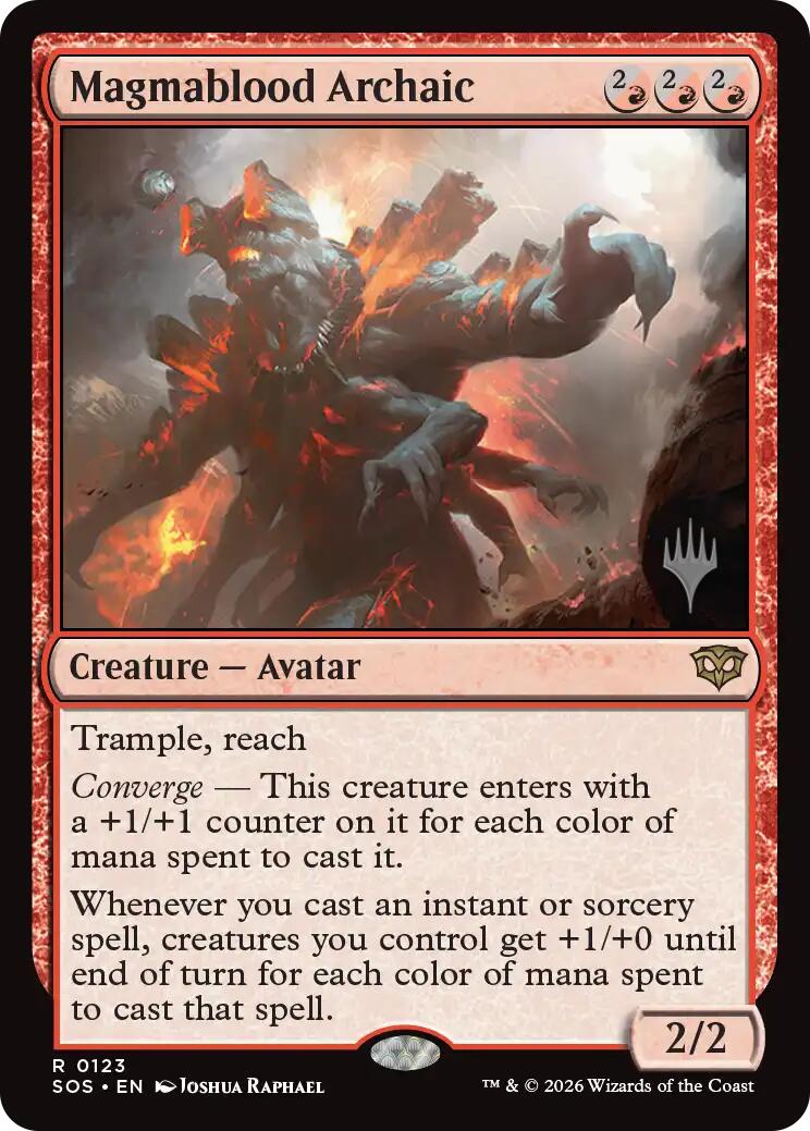 Magmablood Archaic [Secrets of Strixhaven Promos] | Exor Games Bridgewater