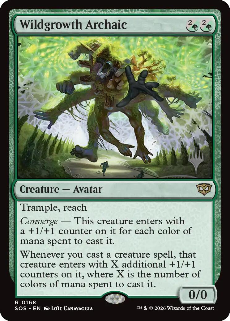 Wildgrowth Archaic [Secrets of Strixhaven Promos] | Exor Games Bridgewater