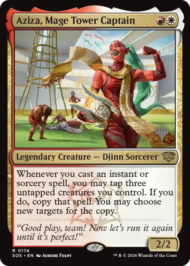 Aziza, Mage Tower Captain [Secrets of Strixhaven Promos] | Exor Games Bridgewater