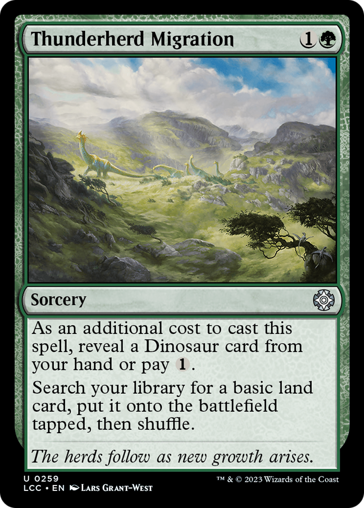 Thunderherd Migration [The Lost Caverns of Ixalan Commander] | Exor Games Bridgewater