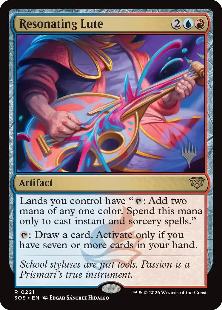Resonating Lute [Secrets of Strixhaven Promos] | Exor Games Bridgewater
