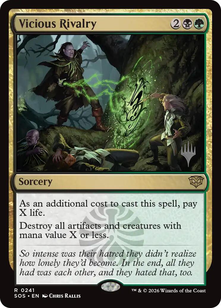 Vicious Rivalry [Secrets of Strixhaven Promos] | Exor Games Bridgewater