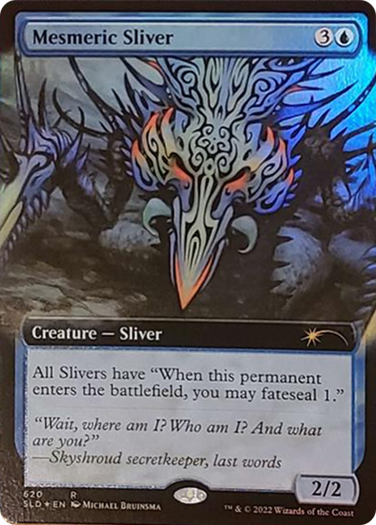 Mesmeric Sliver (Extended Art) [Secret Lair Drop Series] | Exor Games Bridgewater