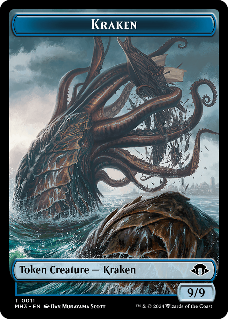 Kraken Token [Modern Horizons 3 Tokens] | Exor Games Bridgewater