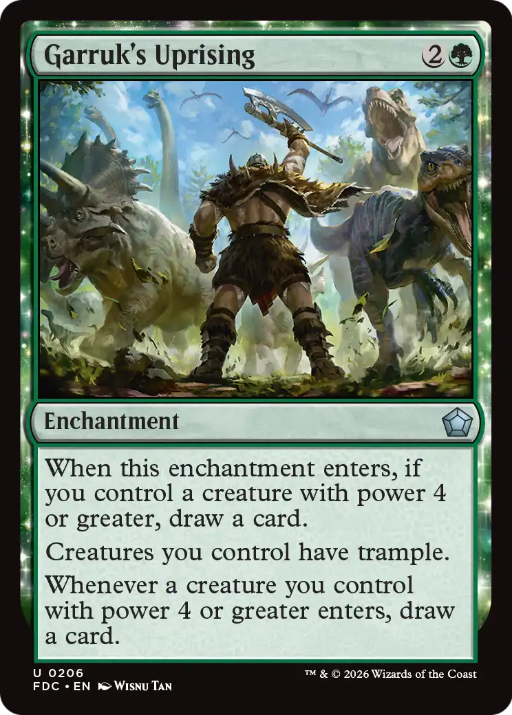 Garruk's Uprising [Foundations Commander] | Exor Games Bridgewater