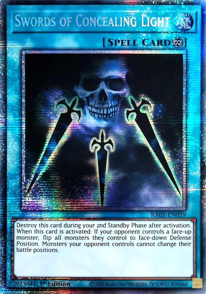 Swords of Concealing Light (Starlight Rare) [RA05-EN059] Starlight Rare | Exor Games Bridgewater