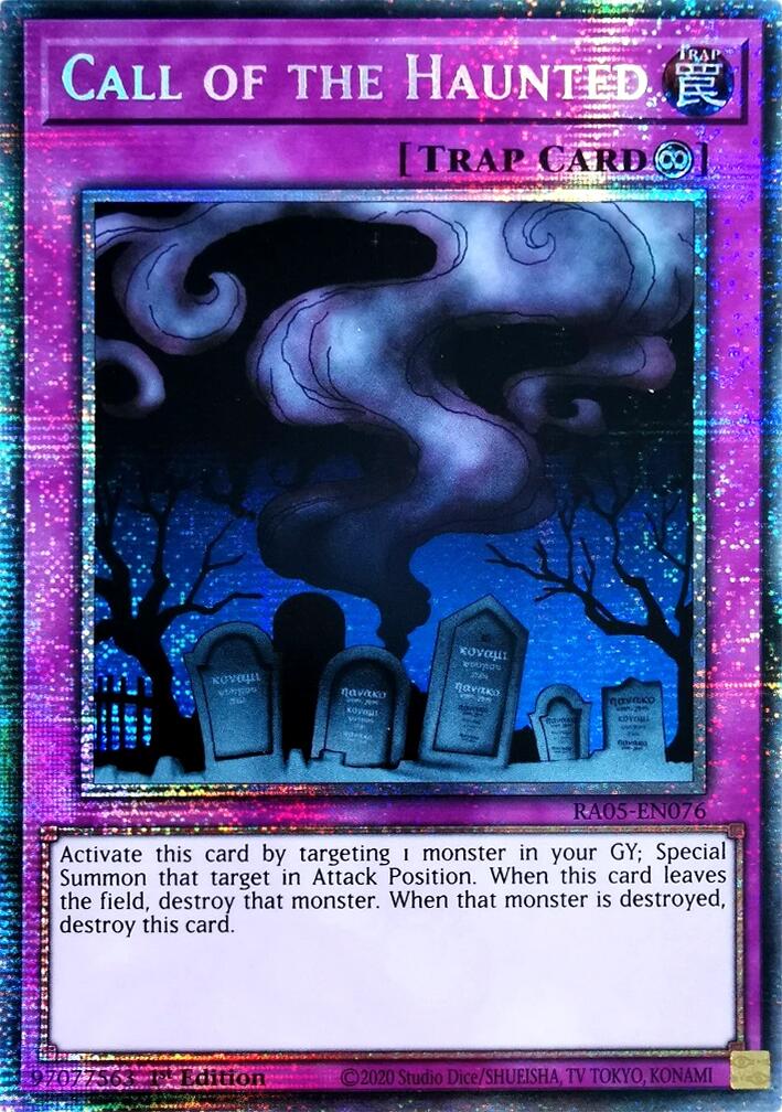 Call of the Haunted (Starlight Rare) [RA05-EN076] Starlight Rare | Exor Games Bridgewater