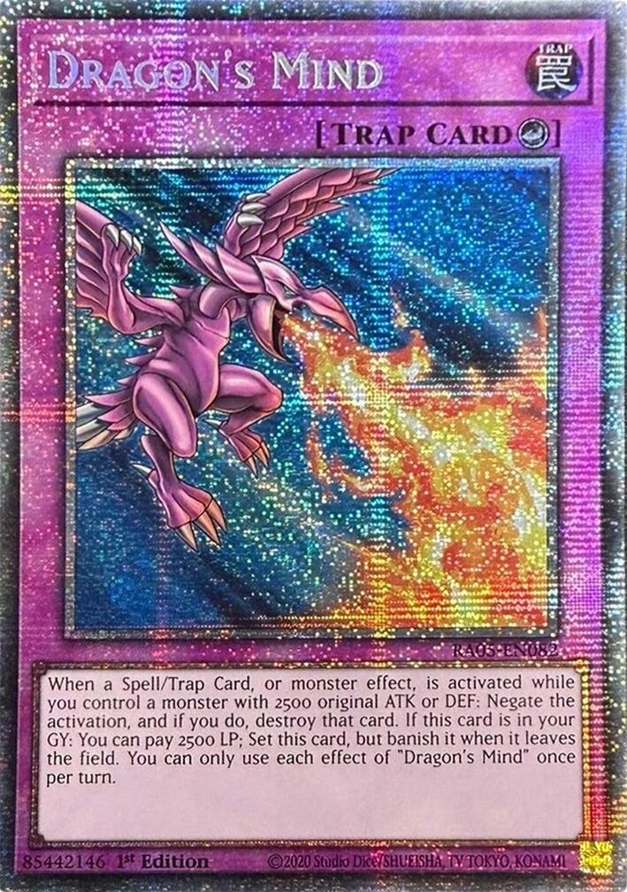 Dragon's Mind (Starlight Rare) [RA05-EN082] Starlight Rare | Exor Games Bridgewater