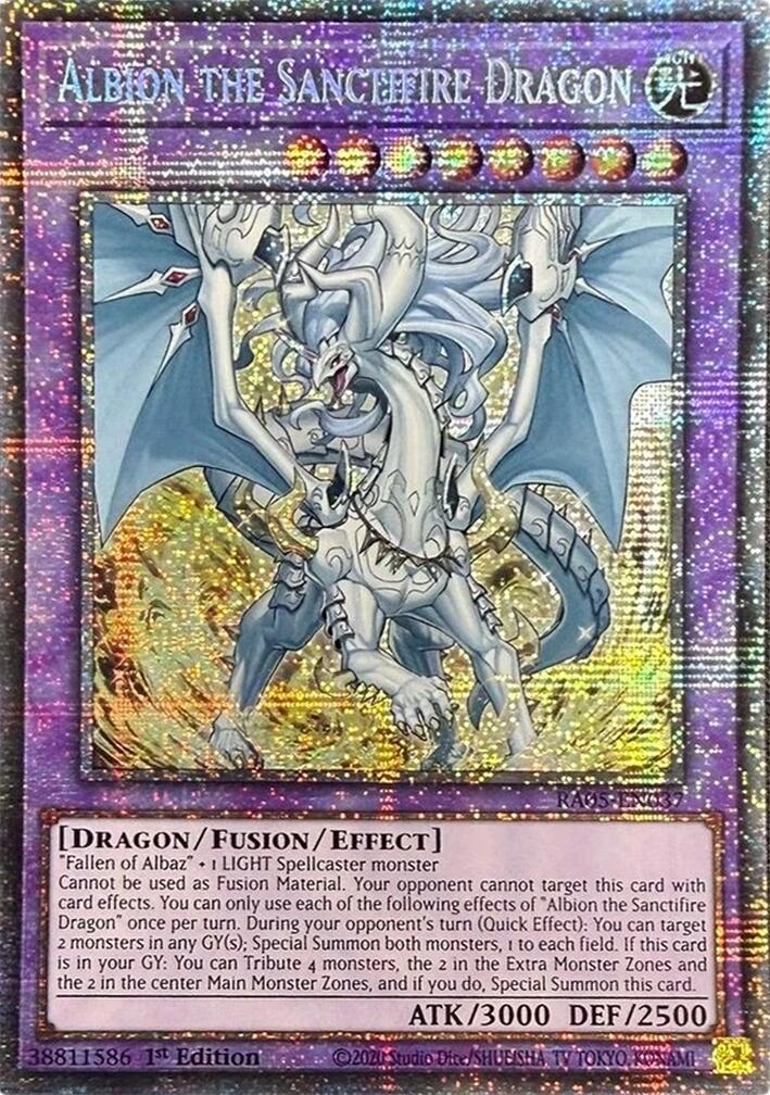 Albion the Sanctifire (Starlight Rare) [RA05-EN037] Starlight Rare | Exor Games Bridgewater