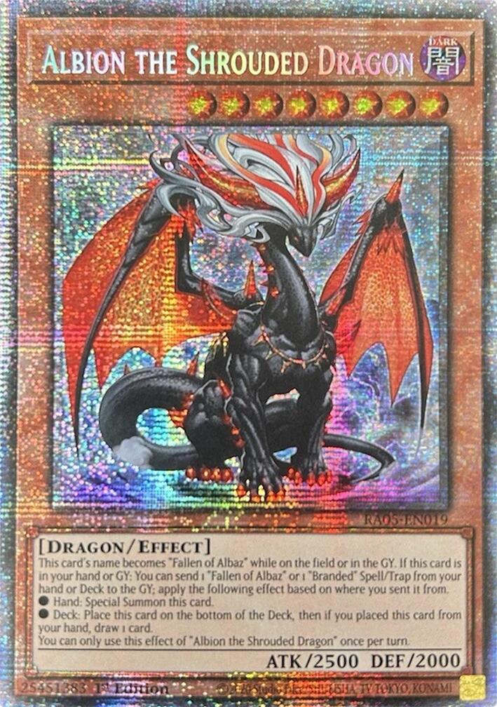 Albion the Shrouded Dragon (Starlight Rare) [RA05-EN019] Starlight Rare | Exor Games Bridgewater