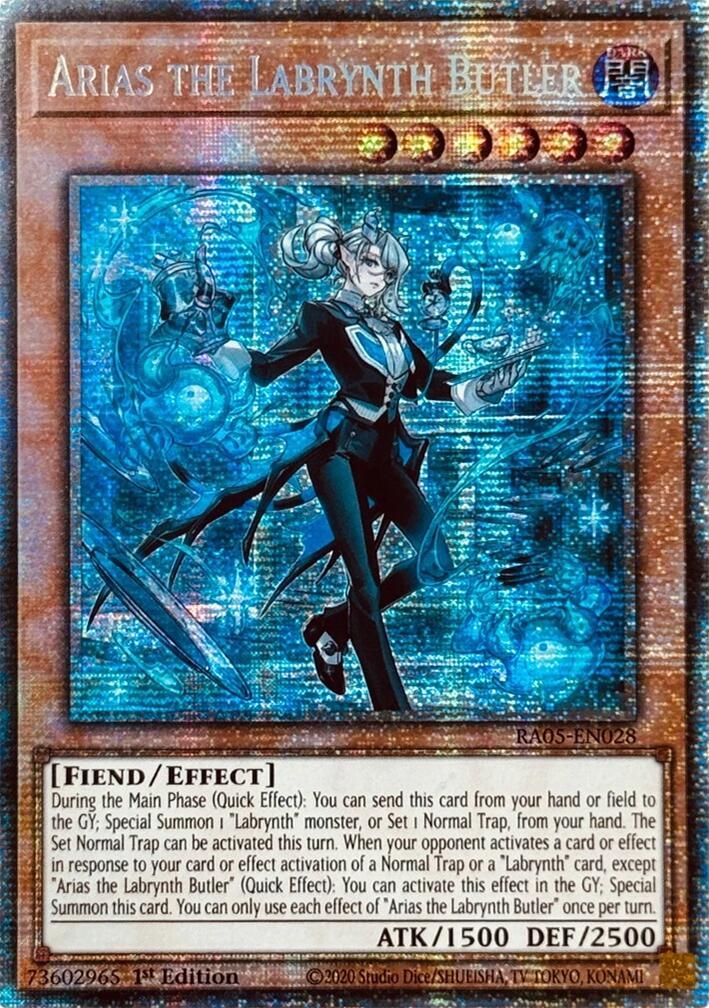 Arias the Labrynth Butler (Starlight Rare) [RA05-EN028] Starlight Rare | Exor Games Bridgewater