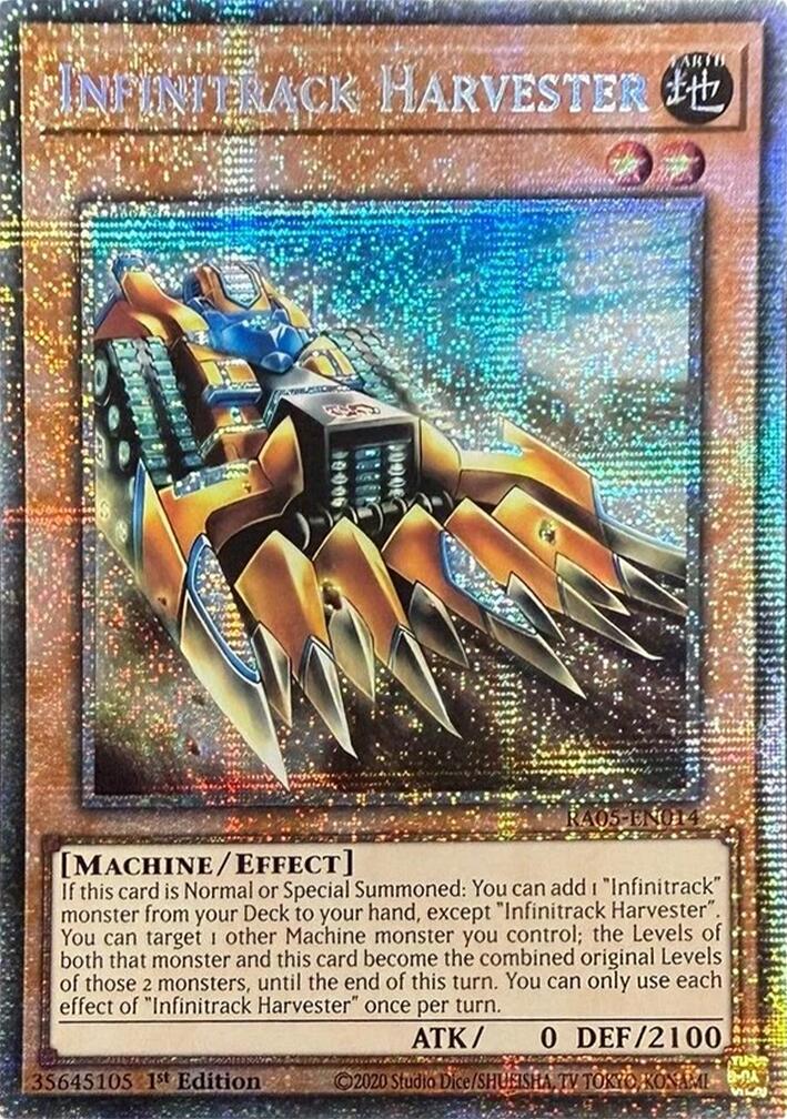 Infinitrack Harvester (Starlight Rare) [RA05-EN014] Starlight Rare | Exor Games Bridgewater