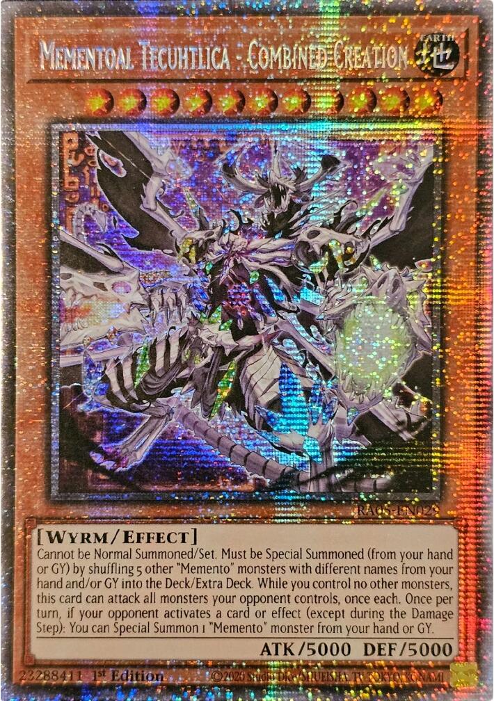 Mementoal Tecuhtlica - Combined Creation (Starlight Rare) [RA05-EN029] Starlight Rare | Exor Games Bridgewater
