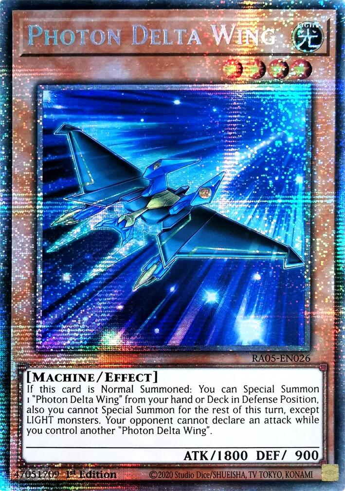 Photon Delta Wing (Starlight Rare) [RA05-EN026] Starlight Rare | Exor Games Bridgewater