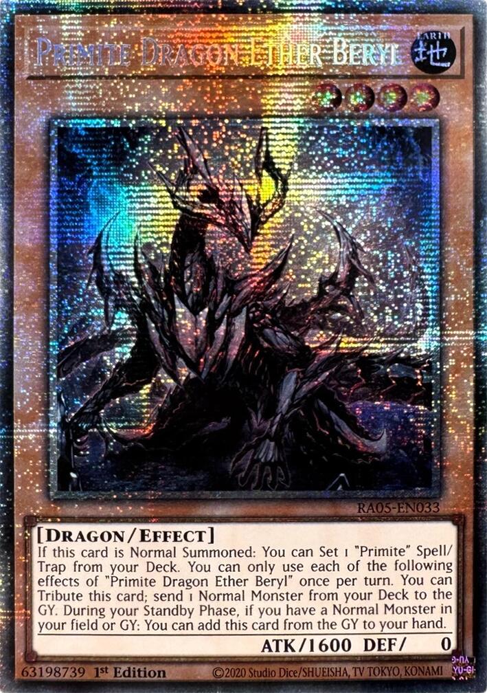 Primite Dragon Ether Beryl (Starlight Rare) [RA05-EN033] Starlight Rare | Exor Games Bridgewater
