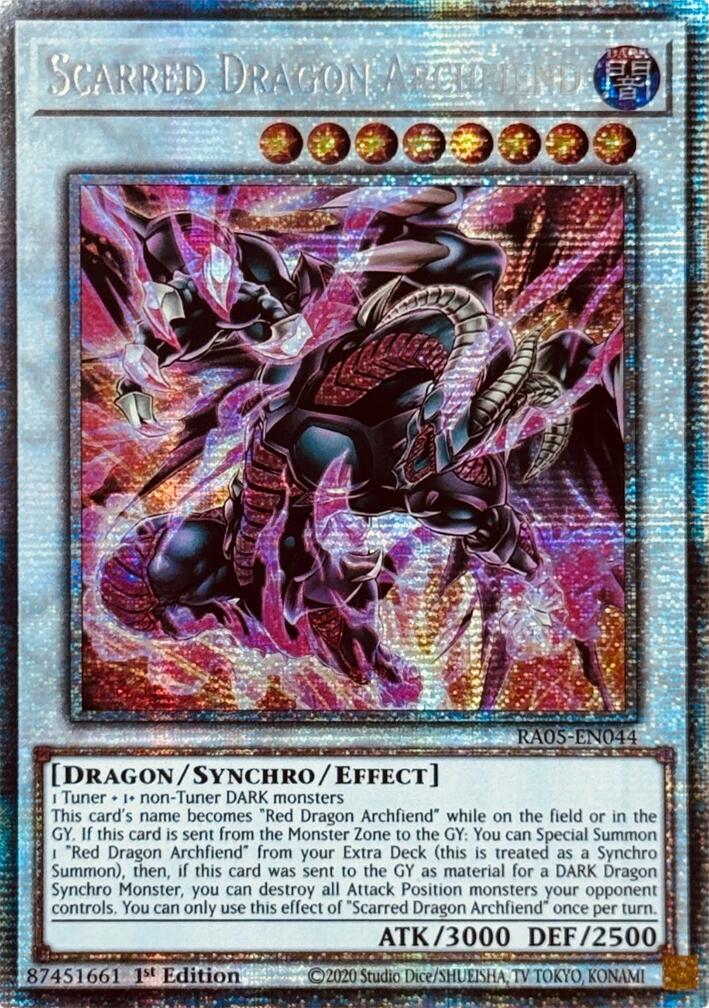 Scarred Dragon Archfiend (Starlight Rare) [RA05-EN044] Starlight Rare | Exor Games Bridgewater