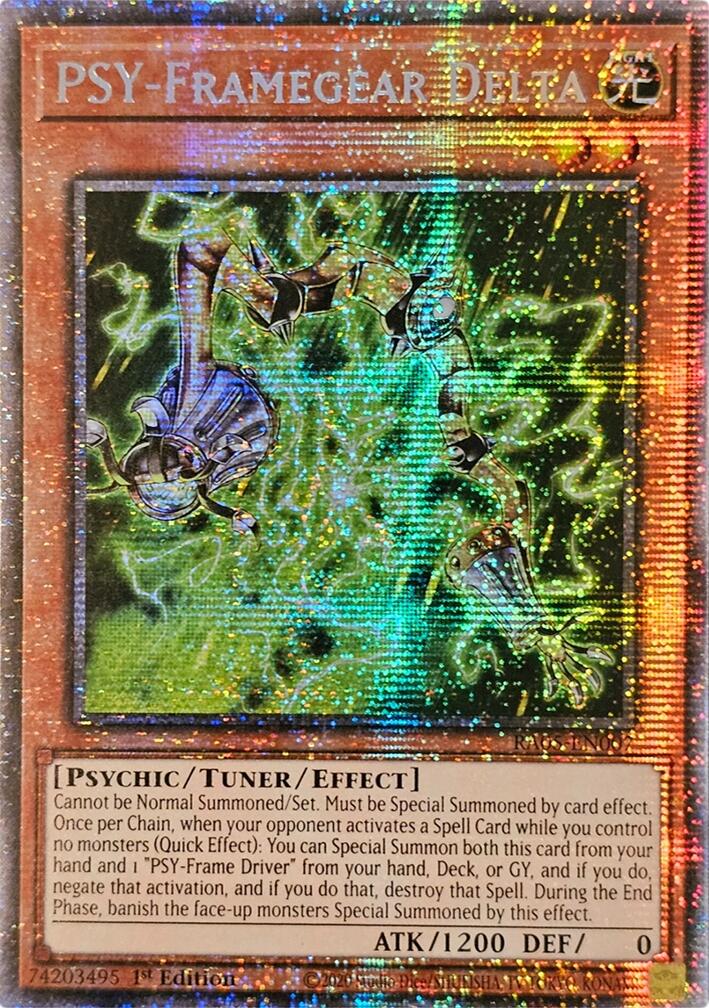 PSY-Framegear Delta (Starlight Rare) [RA05-EN007] Starlight Rare | Exor Games Bridgewater