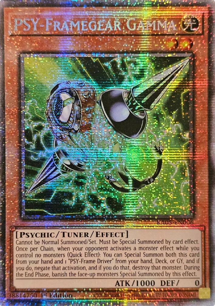 PSY-Framegear Gamma (Starlight Rare) [RA05-EN006] Starlight Rare | Exor Games Bridgewater
