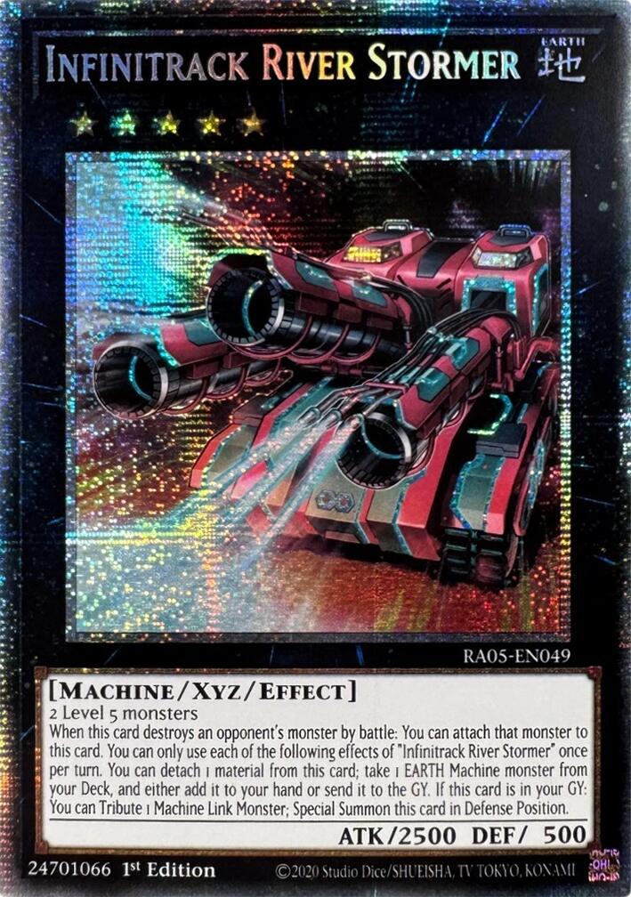 Infinitrack River Stormer (Starlight Rare) [RA05-EN049] Starlight Rare | Exor Games Bridgewater