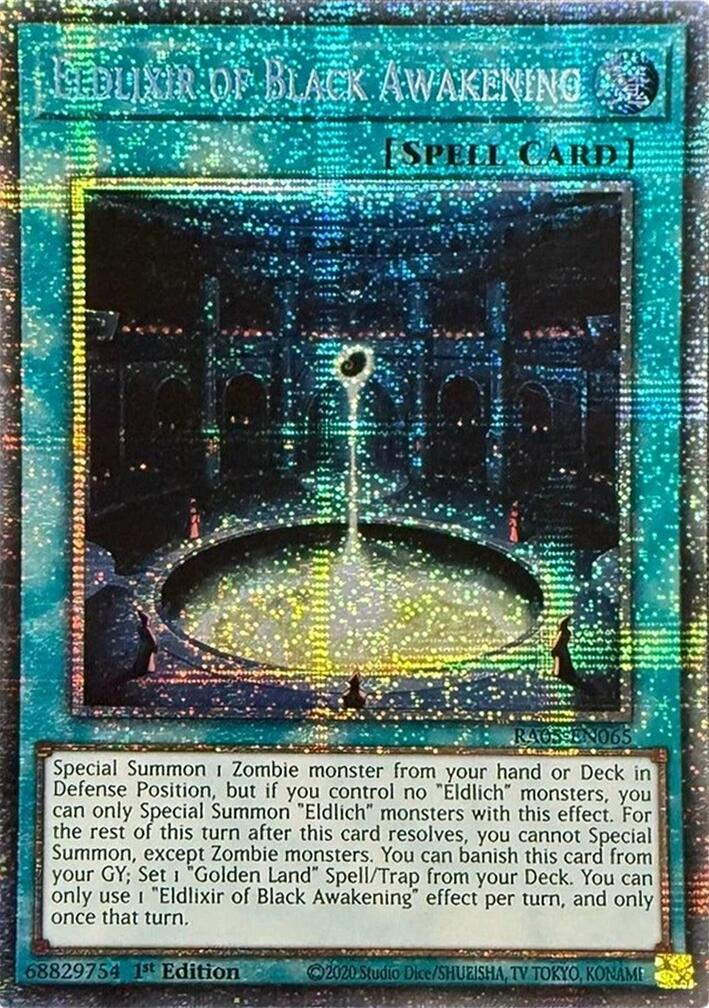 Eldlixir of Black Awakening (Starlight Rare) [RA05-EN065] Starlight Rare | Exor Games Bridgewater