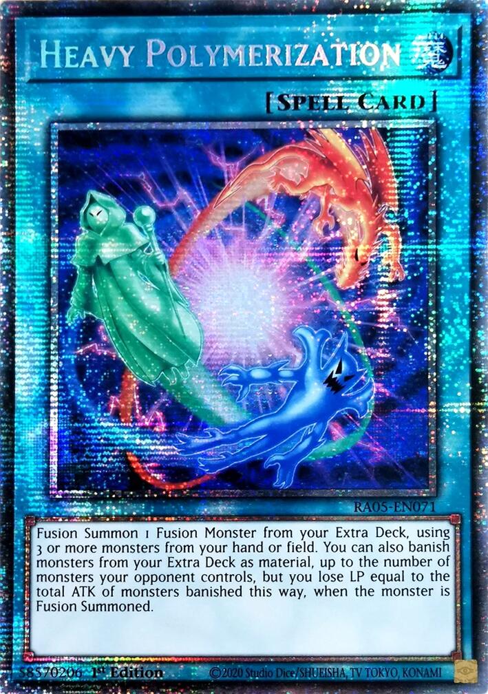 Heavy Polymerization (Starlight Rare) [RA05-EN071] Starlight Rare | Exor Games Bridgewater