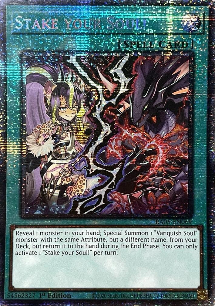 Stake your Soul! (Starlight Rare) [RA05-EN069] Starlight Rare | Exor Games Bridgewater