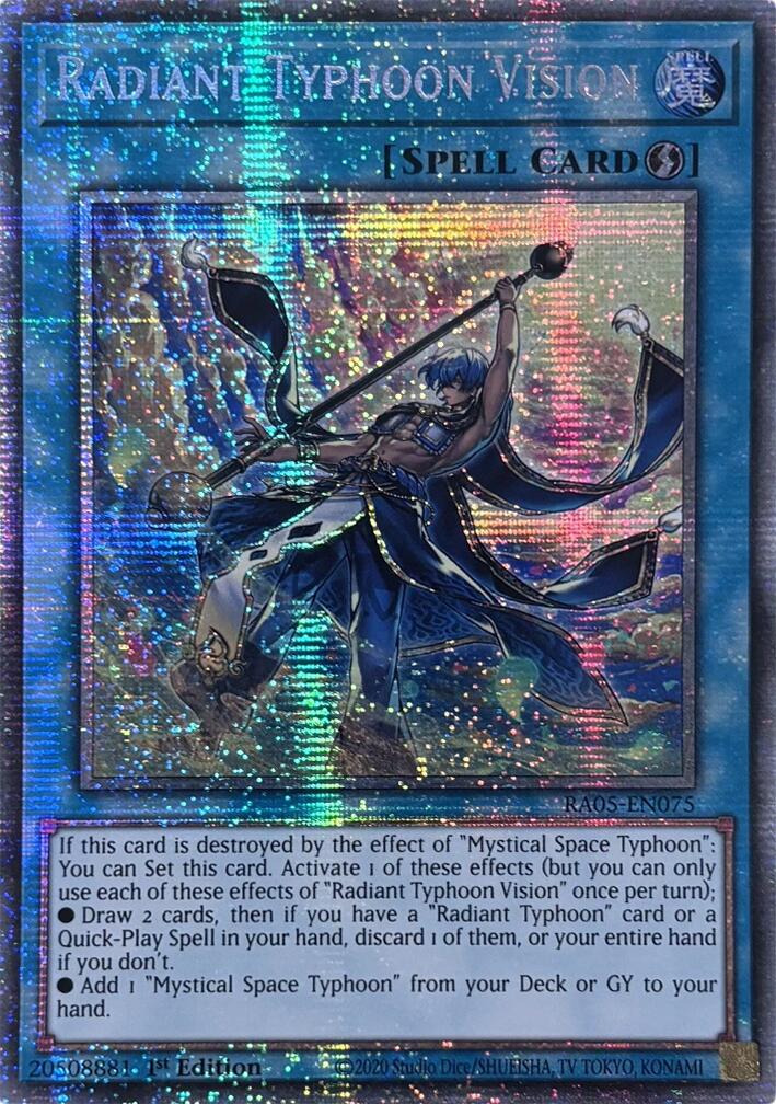 Radiant Typhoon Vision (Starlight Rare) [RA05-EN075] Starlight Rare | Exor Games Bridgewater